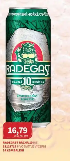 Kubík potraviny Radegast Rázná 10 nabídka