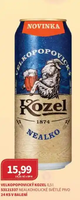 Kubík potraviny Velkopopovický Kozel nabídka