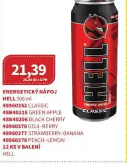 Kubík potraviny HELL Energetický nápoj nabídka