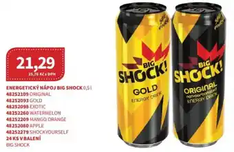 Kubík potraviny BIG SHOCK Energetický nápoj nabídka
