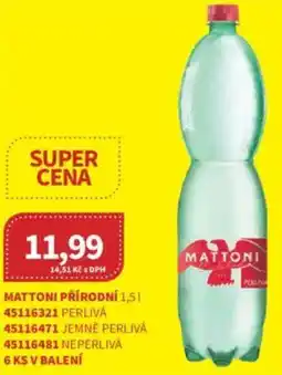 Kubík potraviny MATTONI Přírodní nabídka