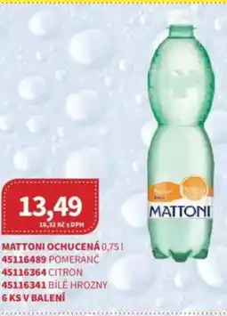 Kubík potraviny MATTONI Ochucená nabídka