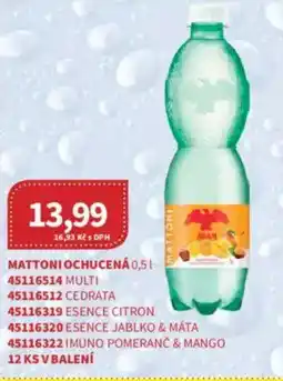 Kubík potraviny MATTONI Ochucená nabídka