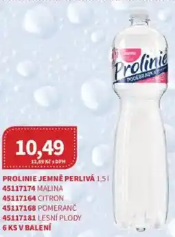 Kubík potraviny Prolinie Jemně perlivá nabídka