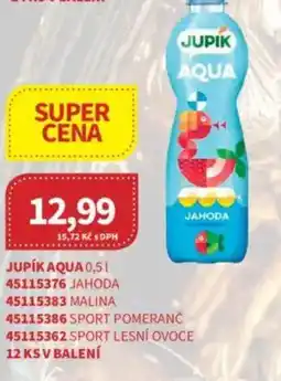 Kubík potraviny JUPÍK Aqua nabídka