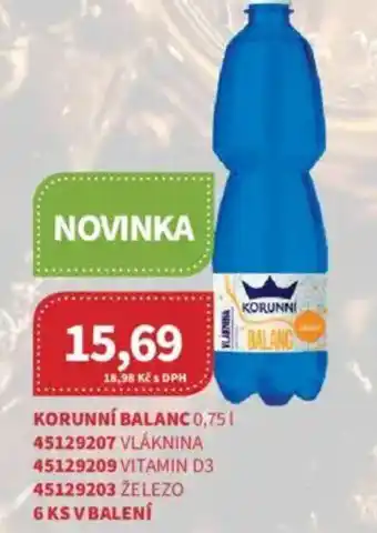 Kubík potraviny KORUNNÍ Balanc nabídka