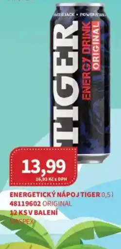 Kubík potraviny TIGER Energetický nápoj nabídka