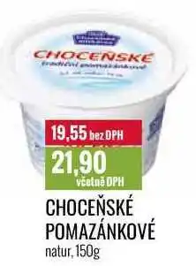 Ratio CHOCEŇSKÉ POMAZÁNKOVÉ natur, 150g nabídka