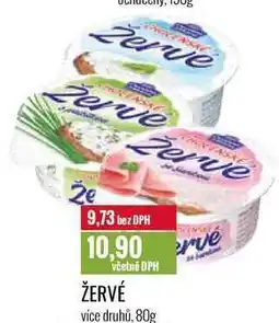 Ratio ŽERVÉ 80g nabídka