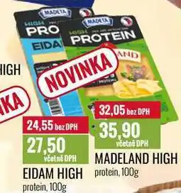 Ratio MADELAND HIGH, EIDAM HIGH 100g nabídka
