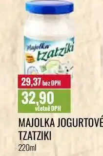 Ratio MAJOLKA JOGURTOVÉ TZATZIKI 220ml nabídka