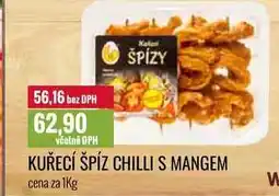 Ratio KUŘECÍ ŠPÍZ CHILLI S MANGEM cena za 1Kg nabídka