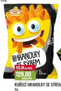 Ratio KUŘECÍ HRANOLKY SE SÝREM 1Kg nabídka