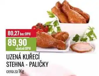 Ratio UZENÁ KUŘECÍ STEHNA - PALIČKY cena za 1Kg nabídka