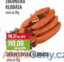 Ratio DEBRECINSKA KLOBÁSAY cena za 1Kg nabídka