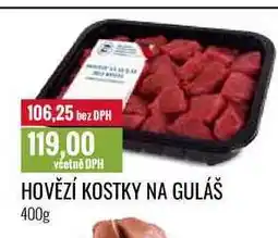Ratio HOVĚZÍ KOSTKY NA GULÁŠ 400g nabídka