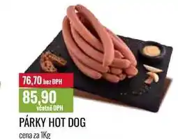 Ratio PÁRKY HOT DOG cena za 1Kg nabídka