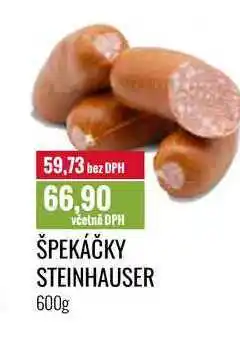 Ratio ŠPEKÁČKY STEINHAUSER 600g nabídka