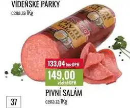 Ratio PIVNÍ SALÁM cena za 1Kg nabídka