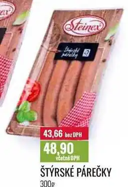 Ratio ŠTÝRSKÉ PÁREČKY 300g nabídka
