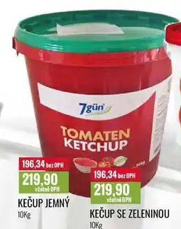 Ratio KEČUP JEMNÝ, KEČUP SE ZELENINOU 10Kg nabídka