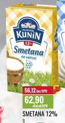 Ratio SMETANA 12% 1l nabídka