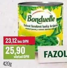 Ratio Bonduelle fazolové lusky 420g nabídka
