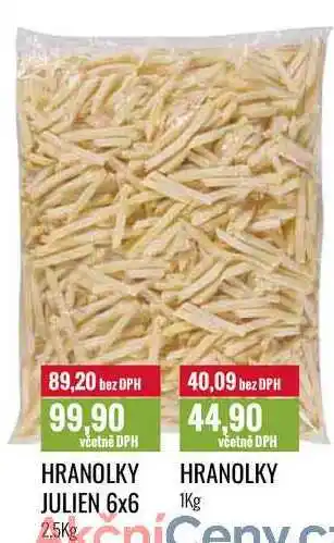 Ratio HRANOLKY JULIEN 6x6 2,5kg / HRANOLKY 1kg nabídka