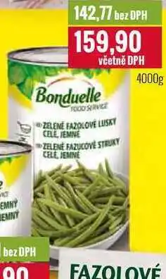 Ratio Bonduelle fazolové lusky 4000g nabídka