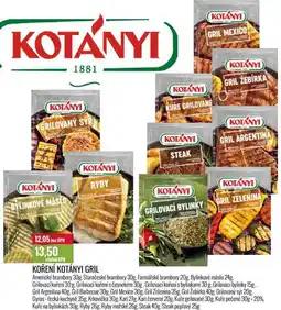 Ratio KOŘENÍ KOTÁNYI GRIL nabídka