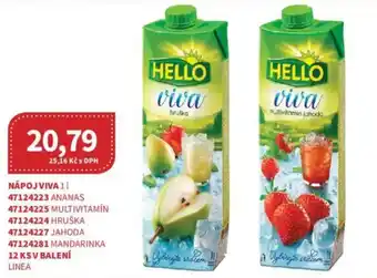 Kubík potraviny Nápoj viva nabídka