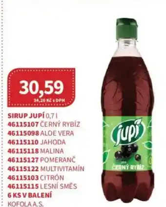 Kubík potraviny Sirup jupí nabídka