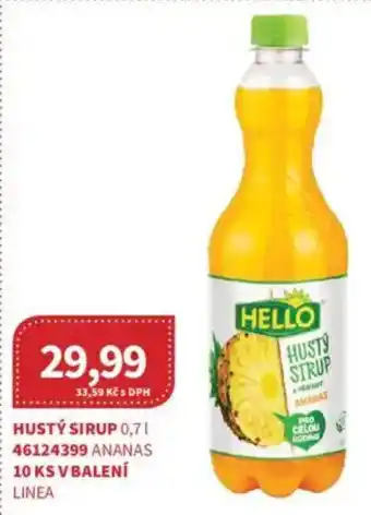Kubík potraviny Hustý sirup nabídka