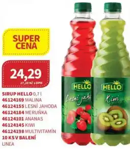 Kubík potraviny Sirup hello nabídka