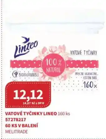 Kubík potraviny Vatové tyčinky lineo nabídka
