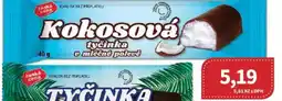 Kubík potraviny Kokosová tyčinka nabídka