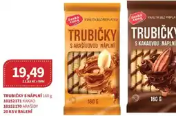 Kubík potraviny Trubičky s náplní nabídka