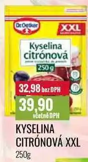 Ratio KYSELINA CITRÓNOVÁ XXL 250g nabídka