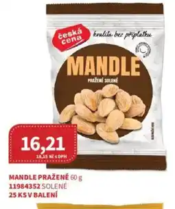 Kubík potraviny Mandle pražené nabídka