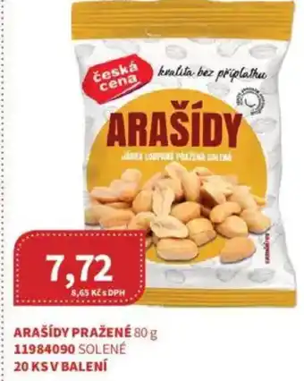 Kubík potraviny Arašídy pražené nabídka