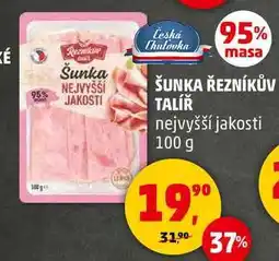 Penny Market ŠUNKA ŘEZNÍKŮV TALÍŘ nejvyšší jakosti, 100 g nabídka