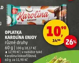Penny Market OPLATKA KAROLÍNA ENJOY různé druhy, 60 g nabídka