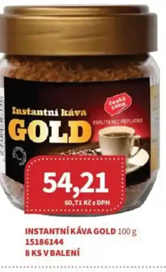 Kubík potraviny Instantní káva gold nabídka