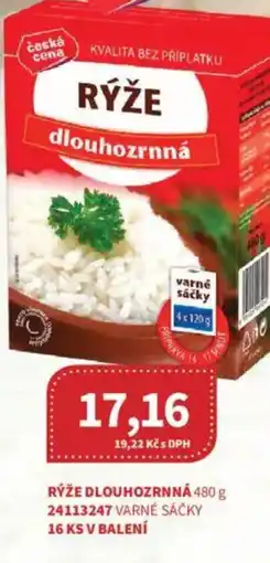 Kubík potraviny Rýže dlouhozrnná nabídka