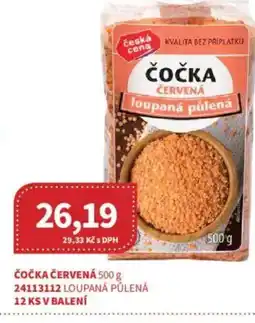 Kubík potraviny Čočka červená nabídka