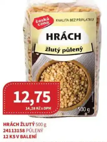 Kubík potraviny Hrách žlutý nabídka