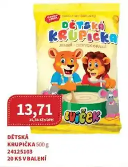Kubík potraviny Dětská krupička nabídka