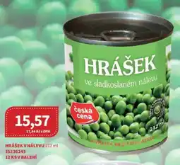 Kubík potraviny Hrášek v nálevu nabídka