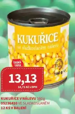 Kubík potraviny Kukuřice v nálevu nabídka