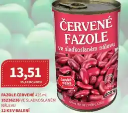 Kubík potraviny Fazole červené nabídka